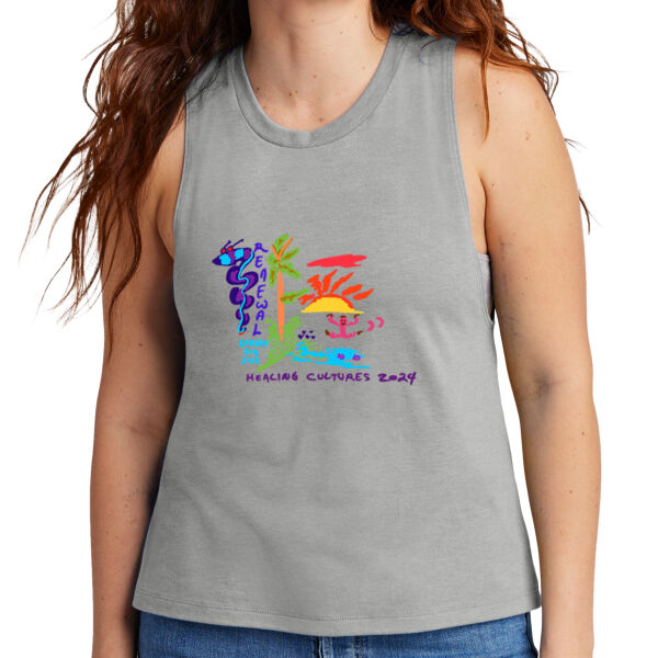 Printed Healing Cultures - Women's Tri Blend Muscle Tank Thumbnail