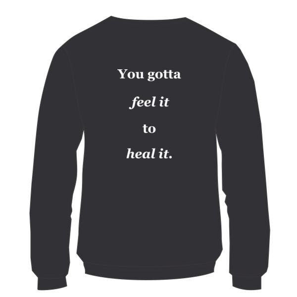 Printed Healing Cultures - Feel it to Heal it - Women's California Wave Wash Crewneck Sweatshirt Thumbnail