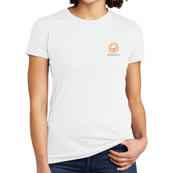 Printed Healing Cultures - Women's Tri Blend Tee Thumbnail