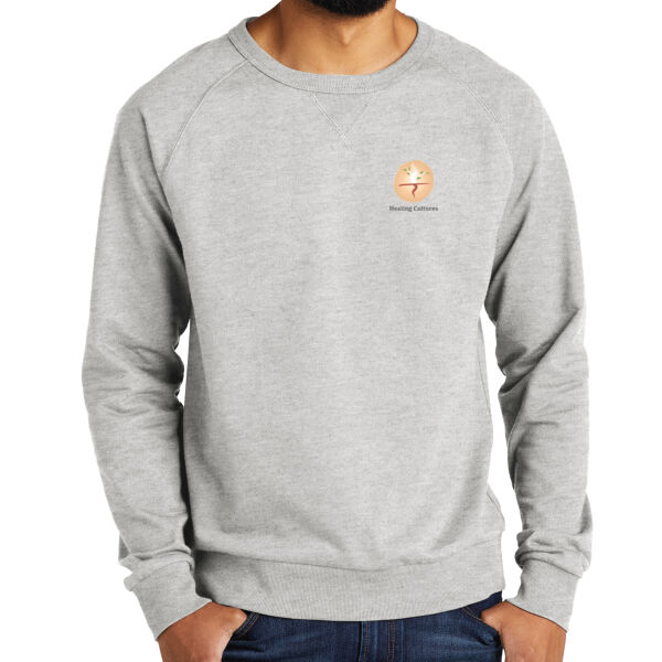 Printed Healing Cultures - Unisex Organic French Terry Crewneck Sweatshirt Thumbnail