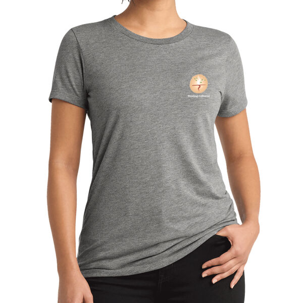 Printed Healing Cultures - Women's Tri Blend Tee Thumbnail