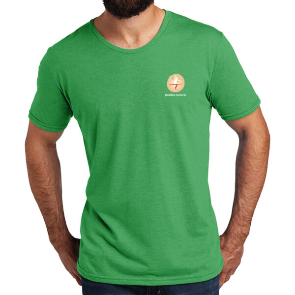 Printed Healing Cultures - Unisex Tri Blend Tee Thumbnail