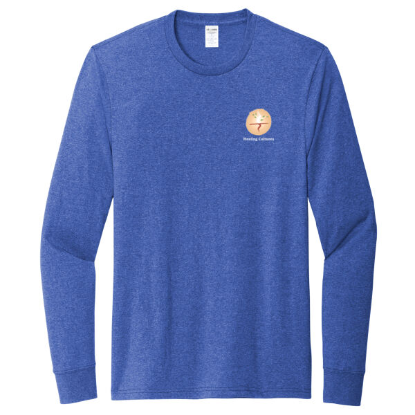 Printed Healing Cultures - Unisex Long Sleeve Recycled Blend Tee Thumbnail