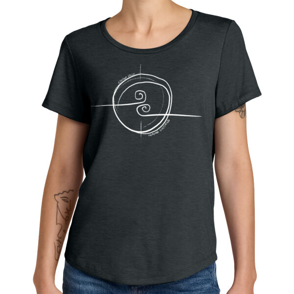 Esalen - Women's Relaxed Tri Blend Scoop Neck Tee Thumbnail